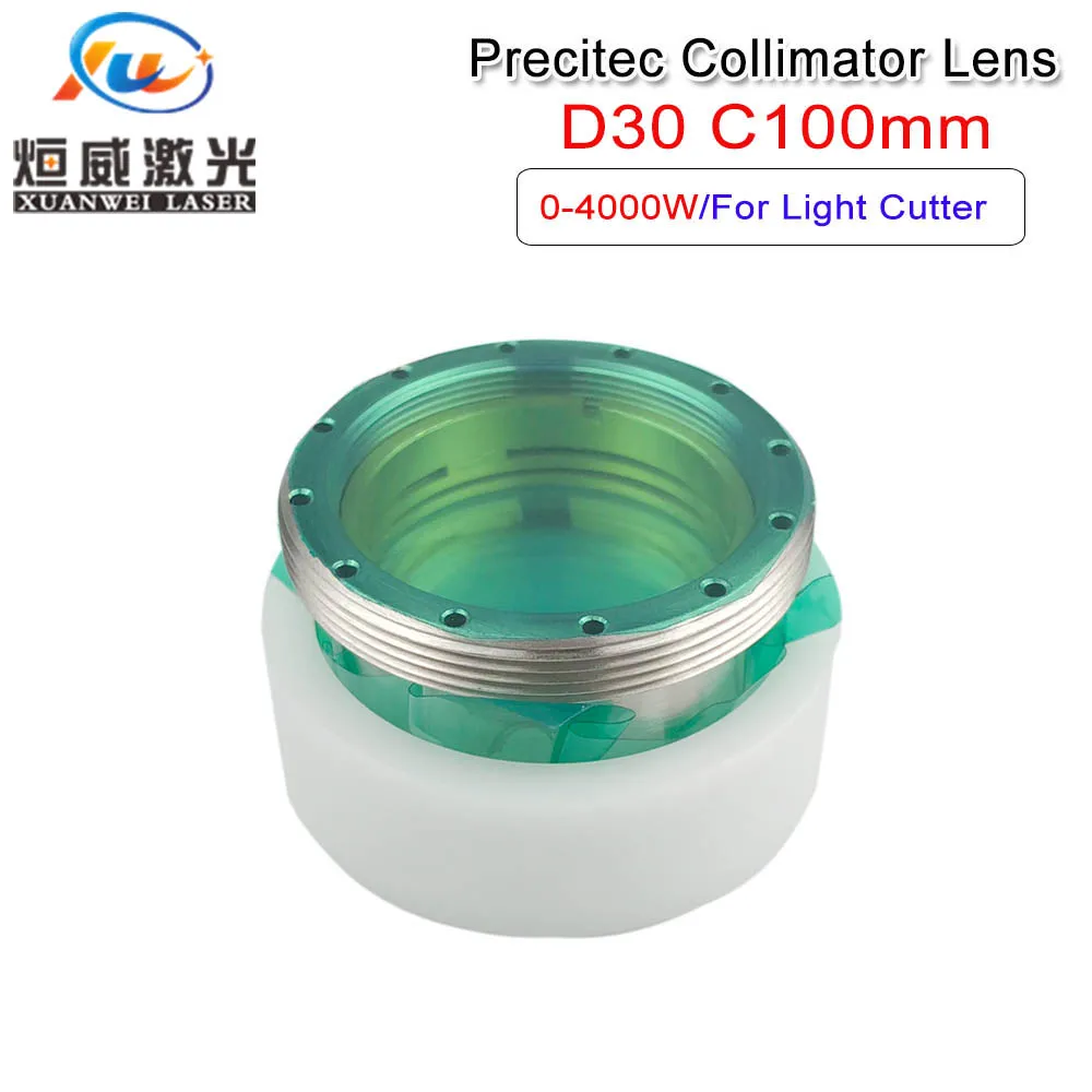 

Fiber Laser Collimator Lens For Precitec Lightcutter Cutting Head D30 Collimator Length F100 0-4000W