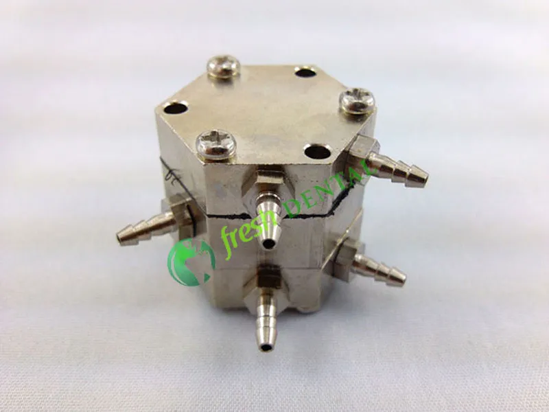 Válvula de Controle de ar Válvula de ar de Água de Cobre Unidade Cadeira Odontológica Hexagonal Hexágono 3 Válvula Única um Milímetro Conectores 5 Sl1213 10pcs 5kg 3 Cheap Clareamento dos dentes