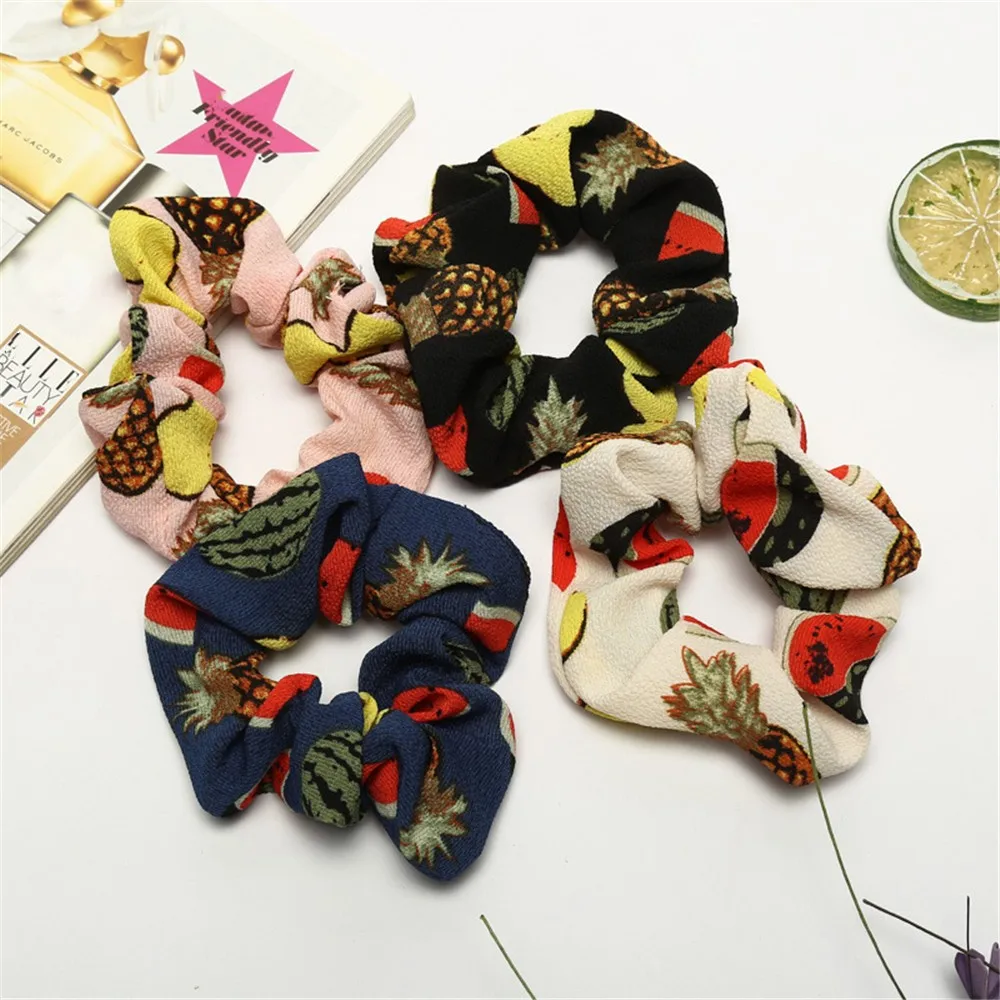 

scrunchie Women Elastic Hair Rope Ring Tie Scrunchie Ponytail Holder Hair Band Headband 0485