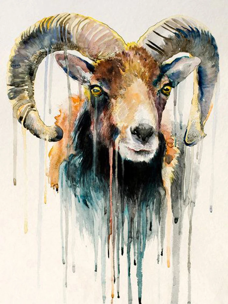 Nghệ sĩ Thiết Kế Mới Tóm Tắt Goat Vật Oil Painting Đối Với Tường Trang Trí Trừu Tượng Dê Sơn Dầu Cho Bạn Bè Quà Tặng Độc Đáo|paintings for wall|oil paintinggoat oil