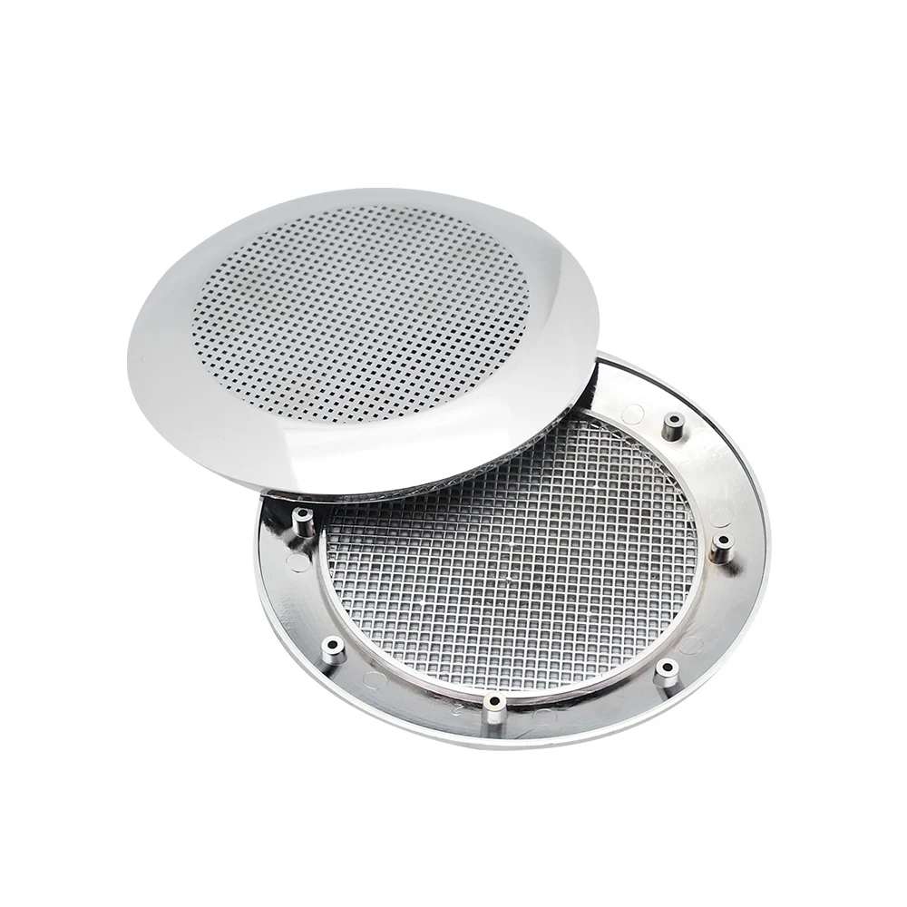 chromed shower rdaio speaker & shower exhaust fan covers 2pcs/lot cabin accessories bathroom accessories set