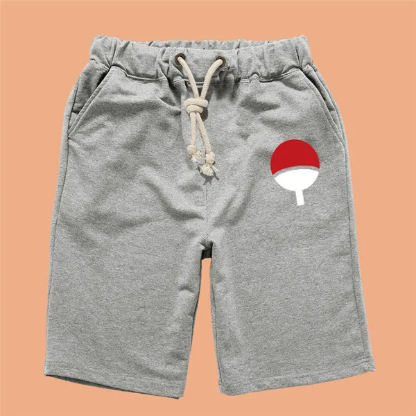Летние пляжные шорты с 3D принтом аниме Наруто Акацуки Какаши повседневные короткие штаны с карманами для костюмированной вечеринки повседневные шорты для бега - Цвет: 07