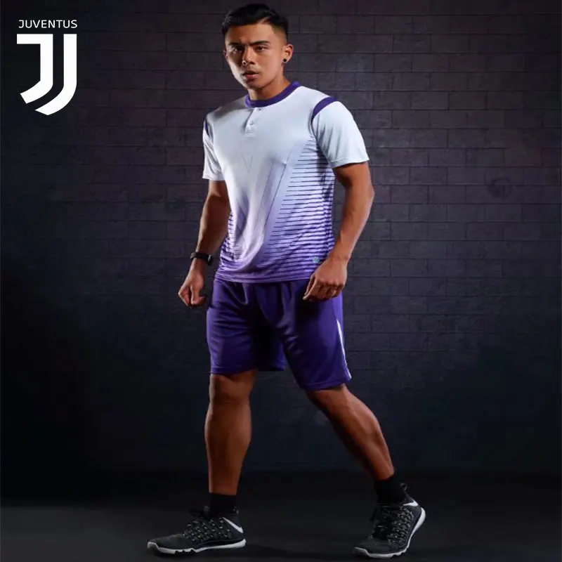

JUVENTUS 2019New Kids Adult Personality Soccer Jersey Set Sportswear Football Kit Men Child Training Uniforms Set De Foot Shorts