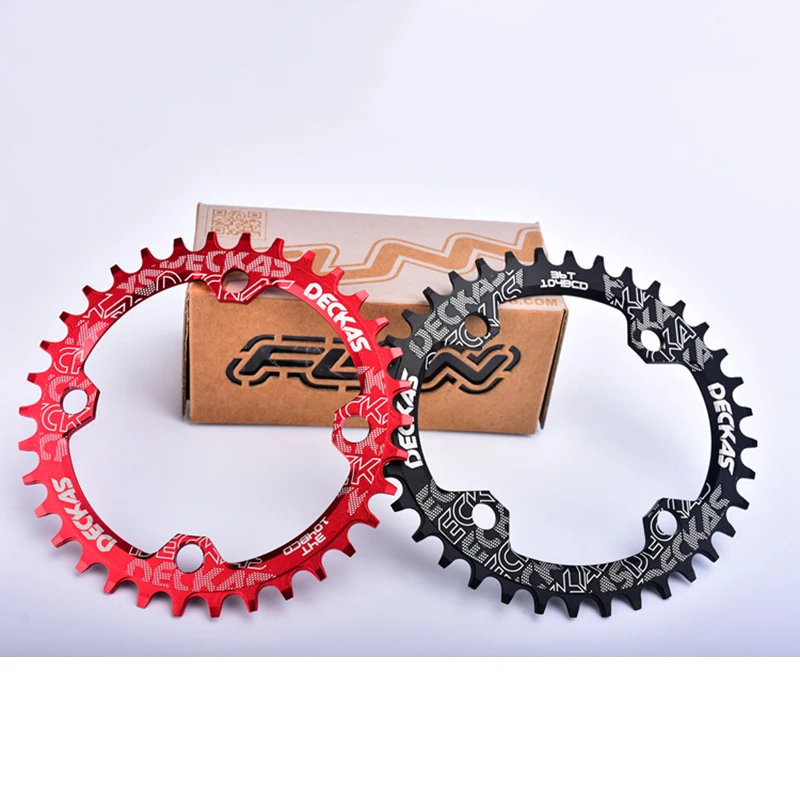 Овальная/круглая Звездочка Deckas для горного велосипеда MTB велосипедная 104BCD 32T 34T 36T