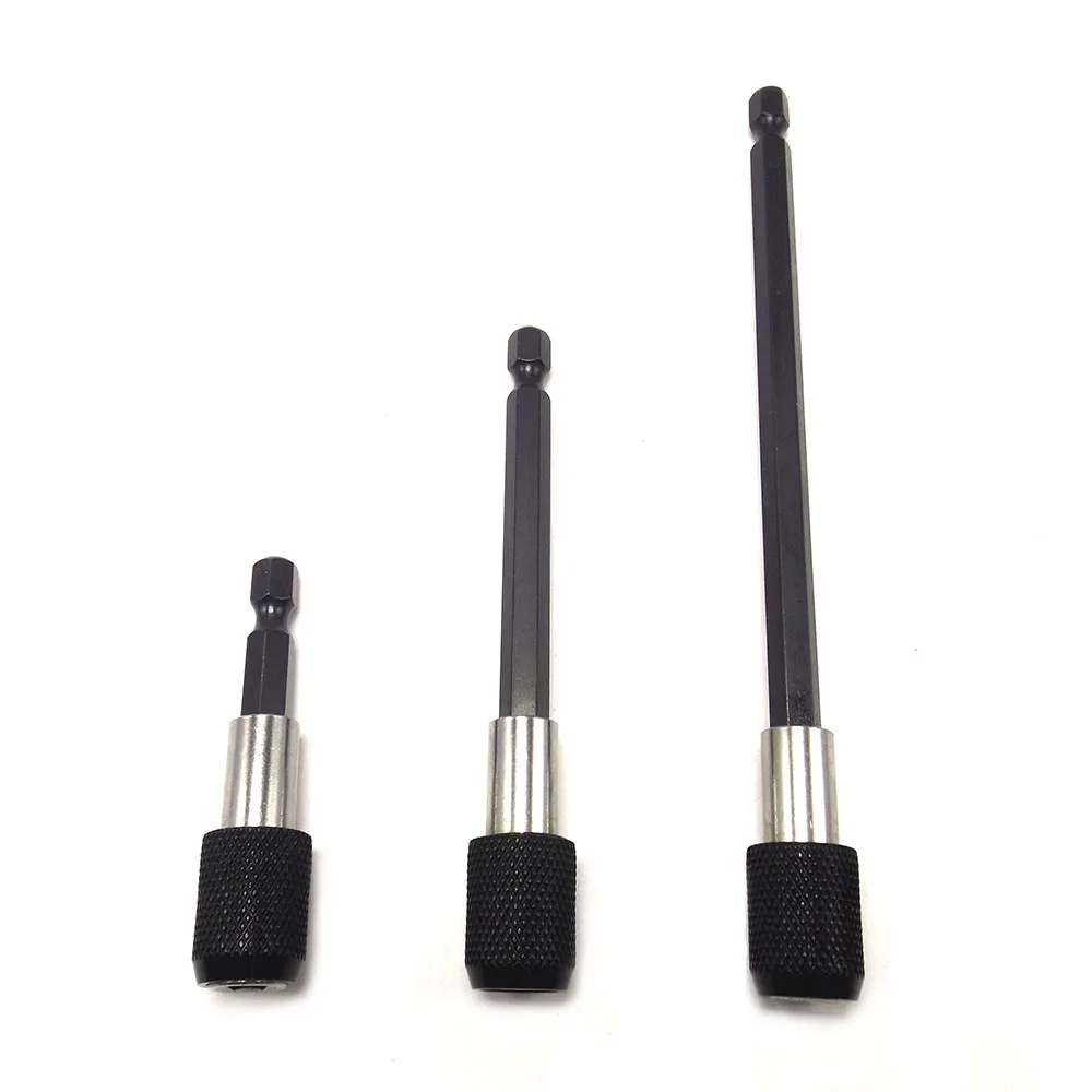 

50 Pcs DHL Free Shipping Connecting Rod Adapter Sleeve Magnetic 1/4 "Hex Shank Quick Release Lift Fast Transfer Rod Batch Head