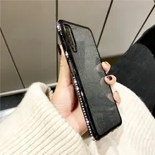 Алмазный чехол со стразами для Samsung Galaxy A7 2018 Note 9 S10 S10E A8 A6 из ТПУ