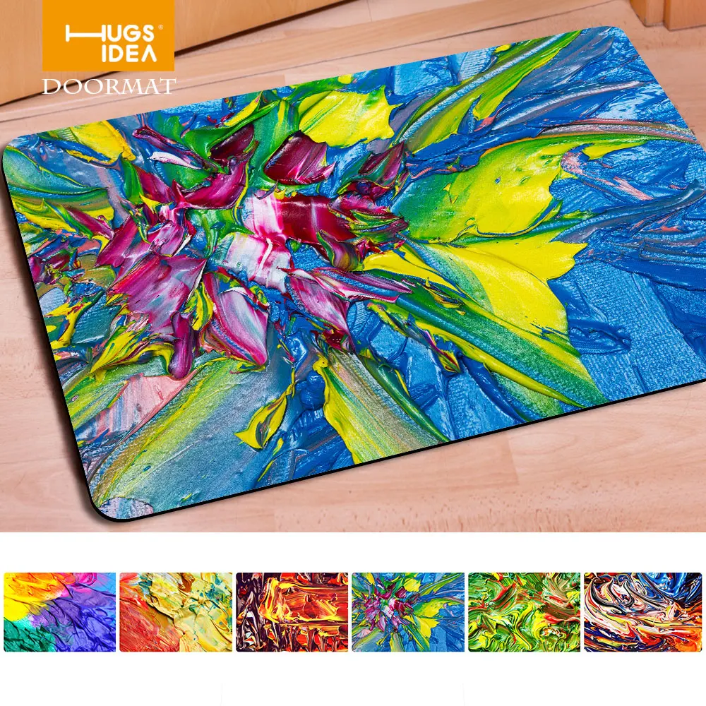 Hugsidea Floral Design Home Carpet 3d Graffiti Drucke Tapis
