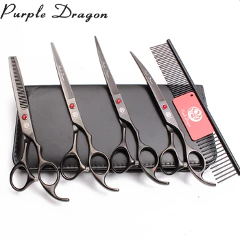 

20Sets 7" Wholesale Dog Scissors Puppy Grooming Scissors Set Straight Shears Thinning Shears Animal Supplies Pet Scissors Z3003