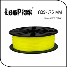 Worldwide Fast Delivery Direct Manufacturer 3D Printer Material 1 kg 2.2 lb 1.75mm Fluorescent Yellow ABS Filament
