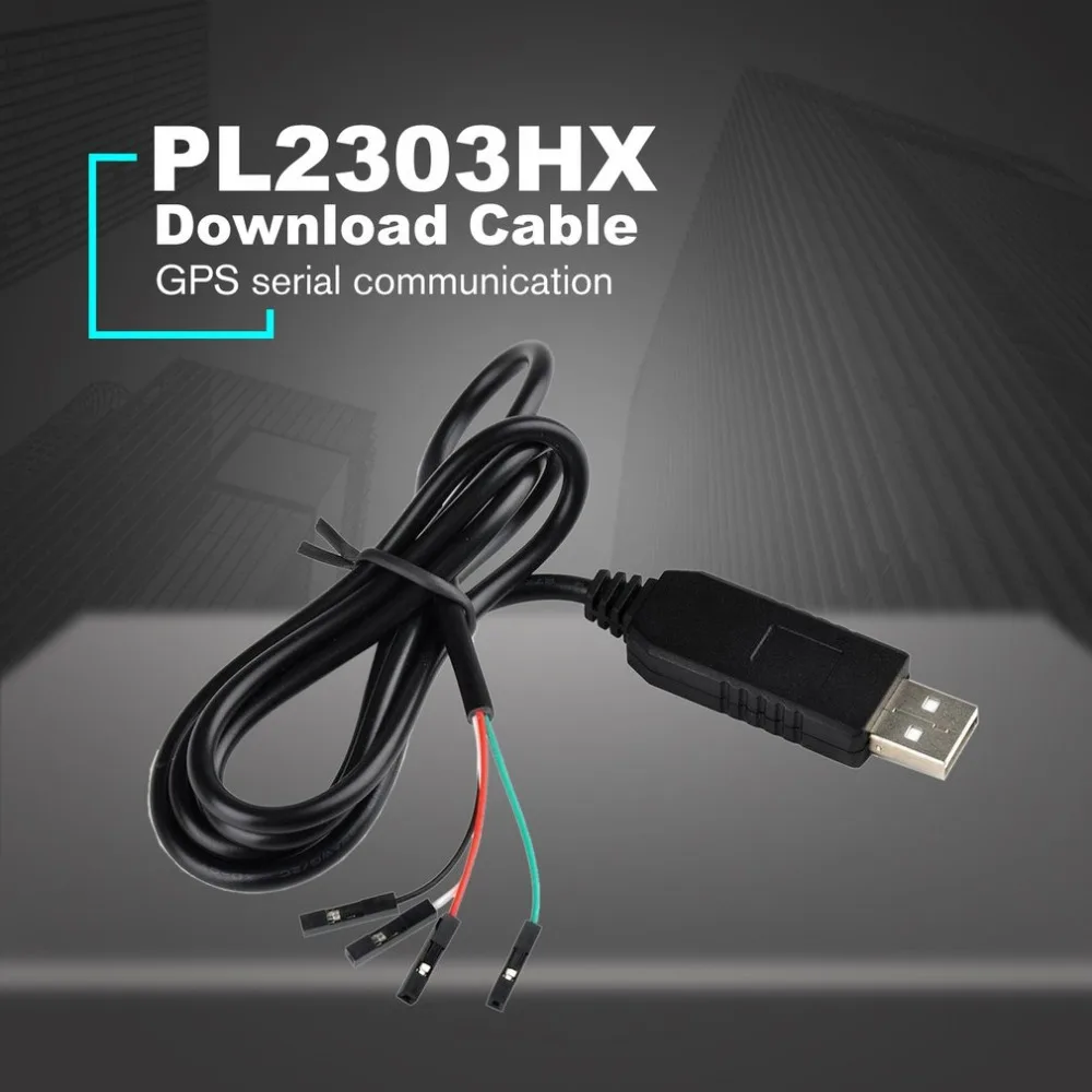 PL2303 PL2303HX USB в ttl кабель 4 Pin RS232 модуль USB конвертер Последовательный Кабель-адаптер PL2303HX конвертер скачать кабель