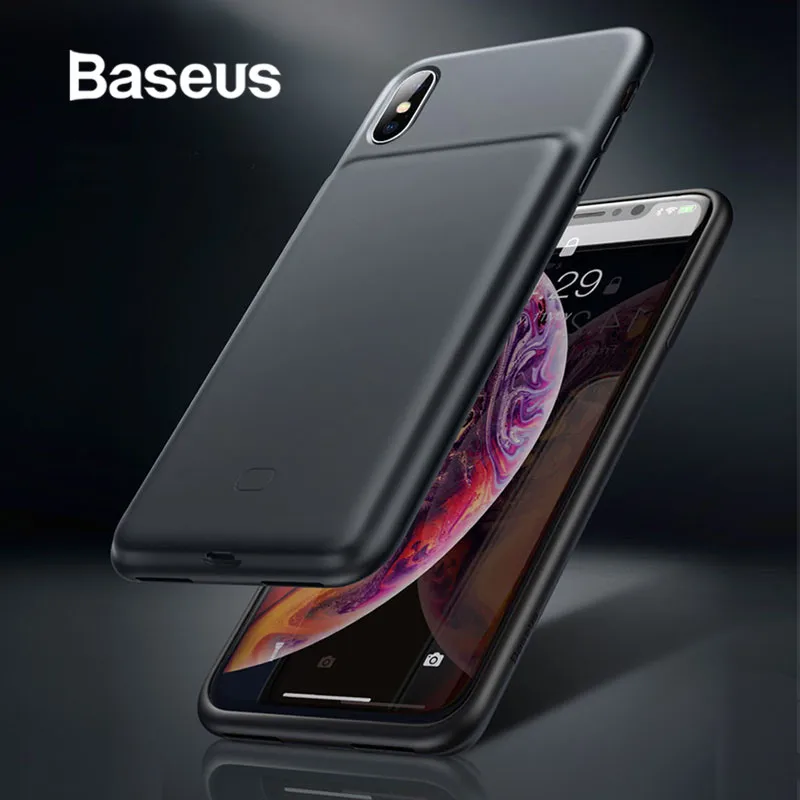 

Baseus Battery Charger Case for iPhone X XS XR Battery Case for iPhone Xs Max Ultra Slim Back Pack Power Bank Charger Case Cover