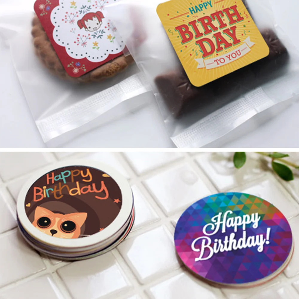 38 шт. наклейки с днем рождения бумаги Kawaii Канцтовары DIY скрапбукинг украшения