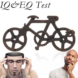 Новый велосипед головоломки Блокировка литого металла головоломку фокус игрушка IQ и EQ Тесты игрушки