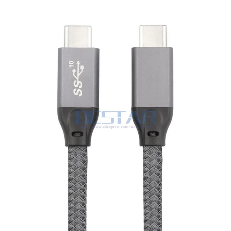 Новинка 2019 двойной USB type C 3 1 Gen2 кабель для быстрой зарядки и передачи данных PD 100 Вт