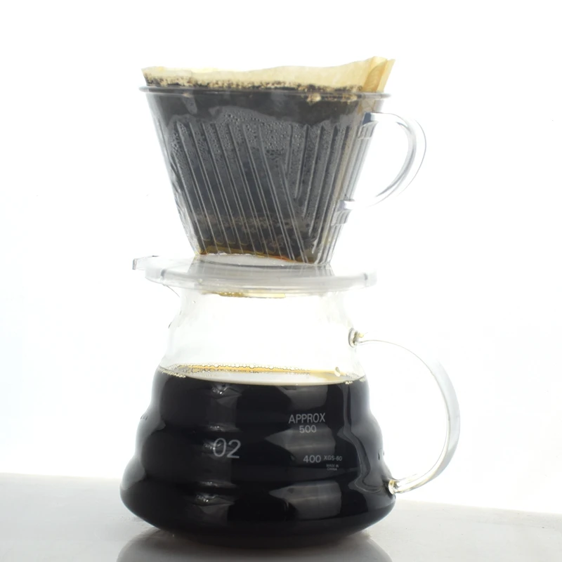 Эко кофе DIY V60 пластиковая капельница горячий пивоваренный термостойкий