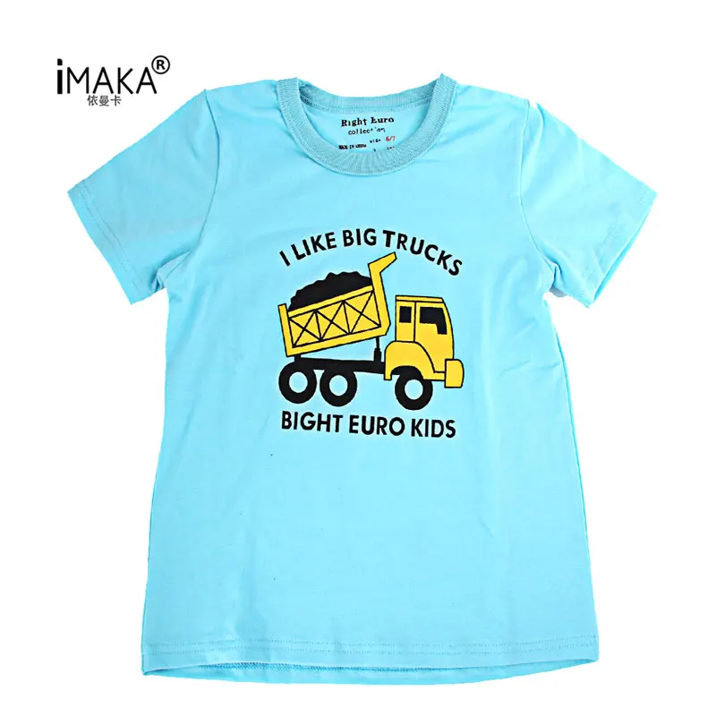 2017 Cotton Boys Girls T-shirts Short Sleeve Kids T-Shirt Tees Children Tops Cute Cartoon Car Boy Sportswear Shirt Clothes Clearance (5)