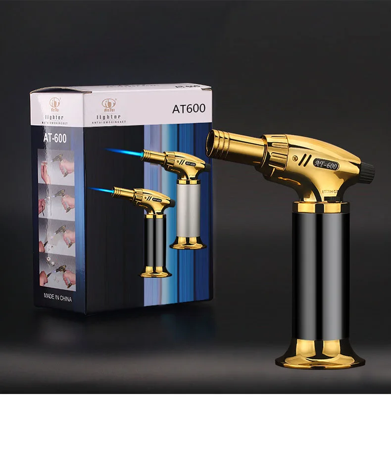

1300C Jet flame Torchs Cigarette cigar torch Windproof Refillable Welding Torch Heavy Duty Butane Torch Brulee Culinary BBQ tool