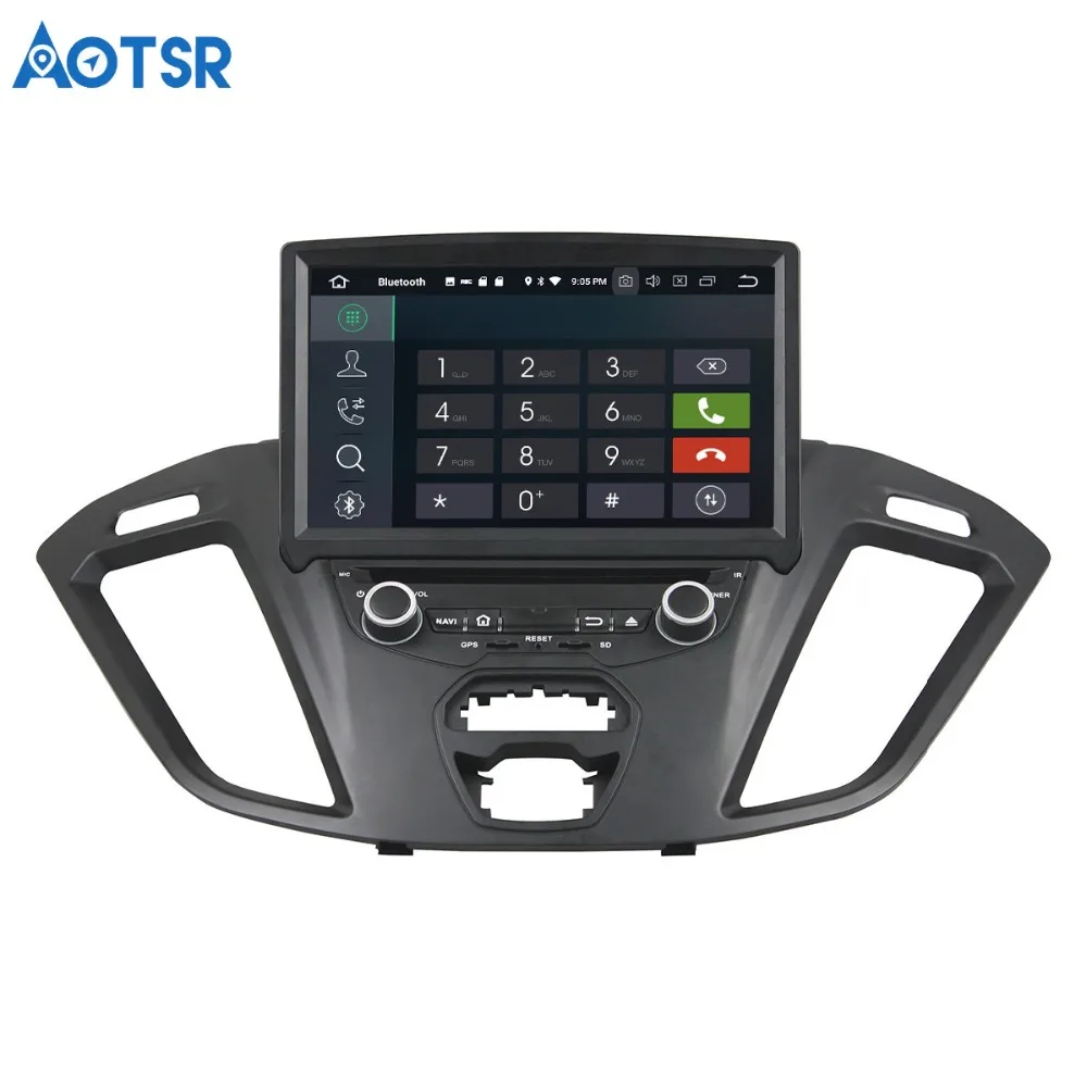 Автомобильный DVD плеер Aotsr Android 8 0 7 1 С GPS навигацией для Ford Transit Custom 2016