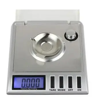 

20G / 0.001G Mini Digital Karat Scale Silver Jewelry Pocket Scale Portable Electronic Weighing Scale