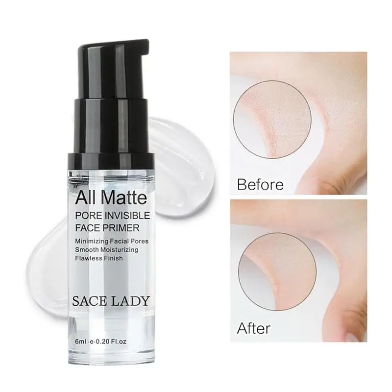 6ml Cream Face Corrector Natural Matte Make Up Foundation Pores Invisible Prolong Waterproof Make Up Base Cosmetic Face Primer