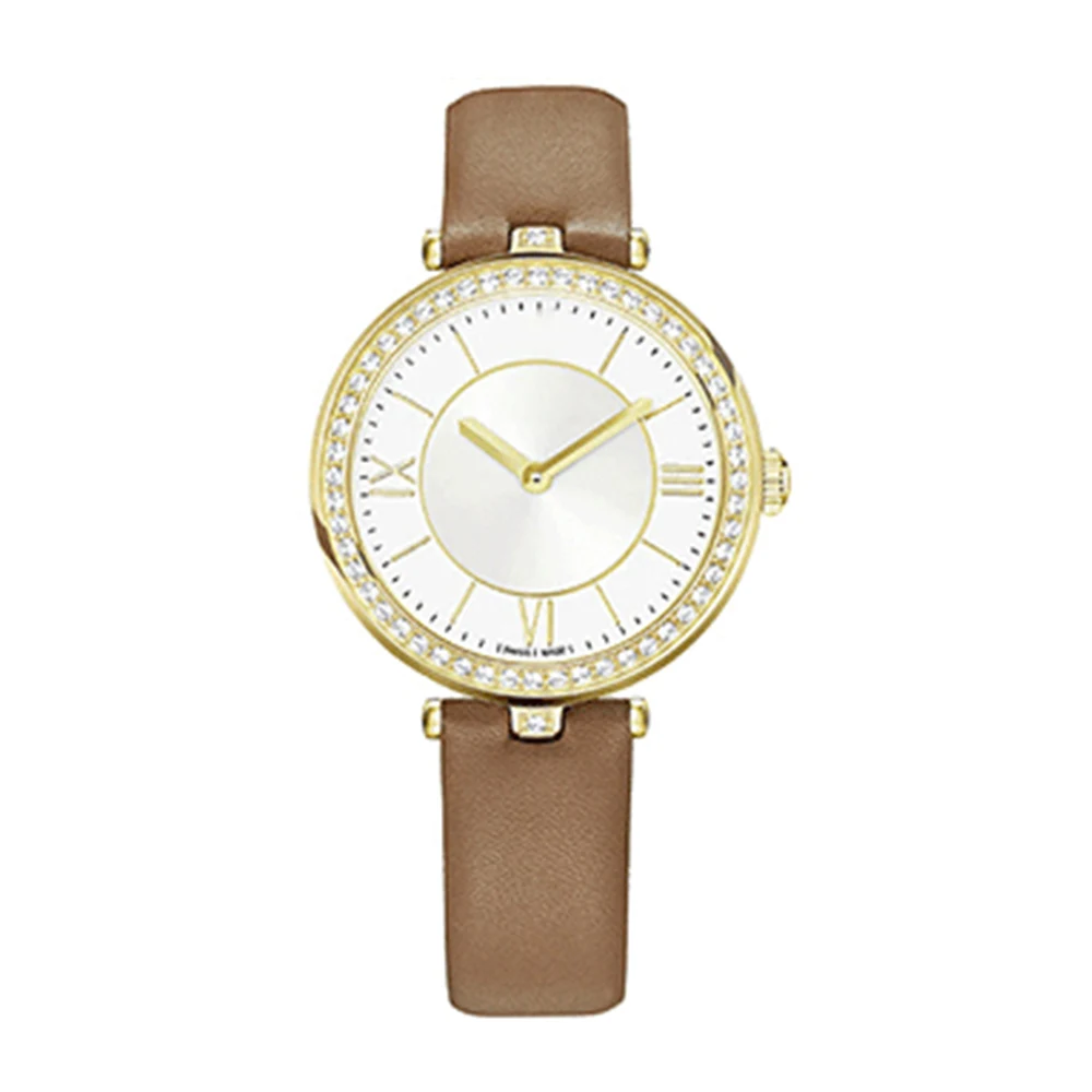 

ROBOL SWA Original Elegant and elegant Women's Fine Logo quartz watch plateau version model making copy jewelry watch For W