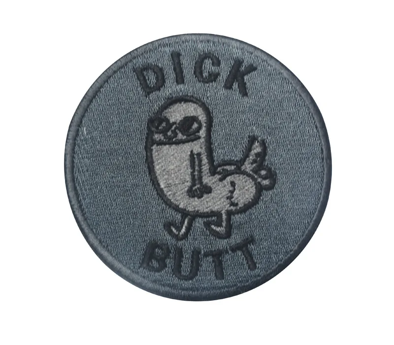 Dick butt военная армия тактический боевой вышивка заплатка для одежды эмблема Аппликации, бейджи