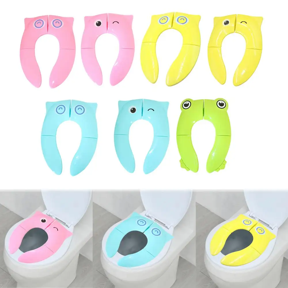 

Baby Travel Folding Potty Seat Cushion Toddler Portable Toilet Chair Pad Inafnt Diapering Toilet Training Potties Seat Cushion