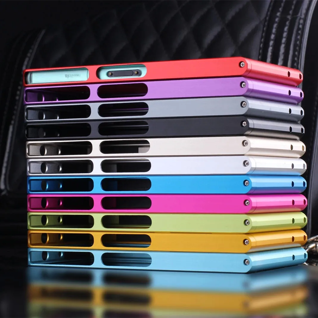 TX Luxury Z3 mini capa fundas бампер из сплава для Sony Xperia z3 compact M55w алюминиевый + отвертка 2