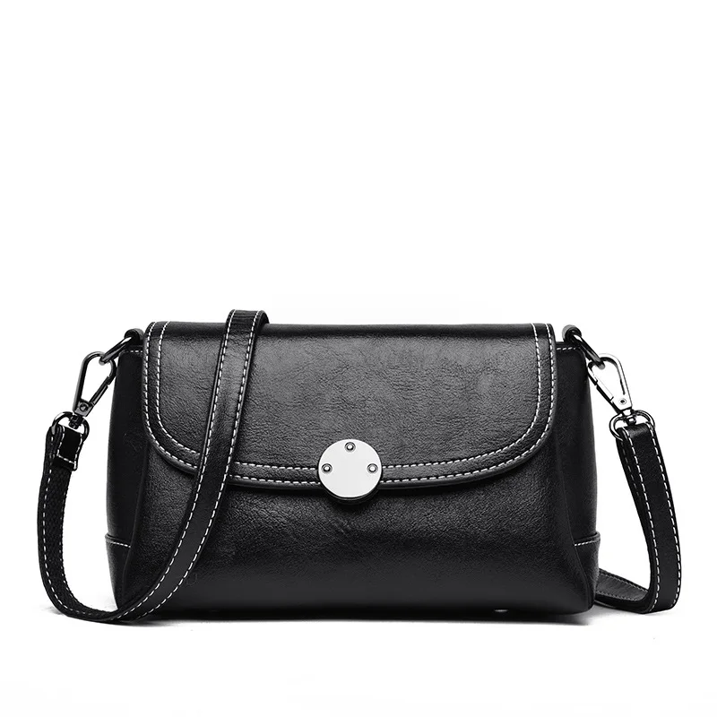 

High Quality Genuine Leather Women's Handbags Vintage Shoulder CrossBody Bags Lady Messenger Bags Hot Sale Small Women Bags