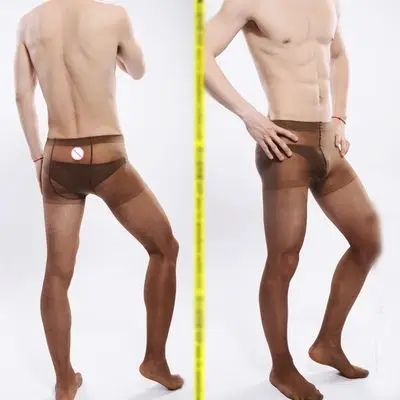 

Men's socks sexy transparent pantyhose stockings male Gay Underwear comfort thin cored wire socks men pantyhose body stocking
