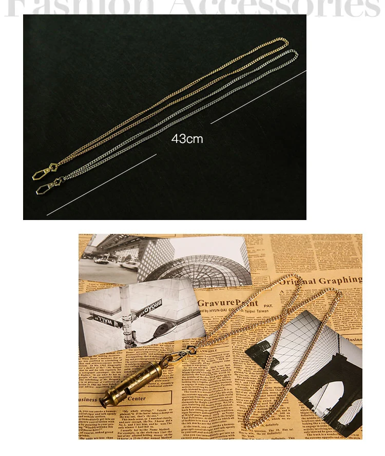 ACME apito especial pendurado cadeia de moda colar de metal