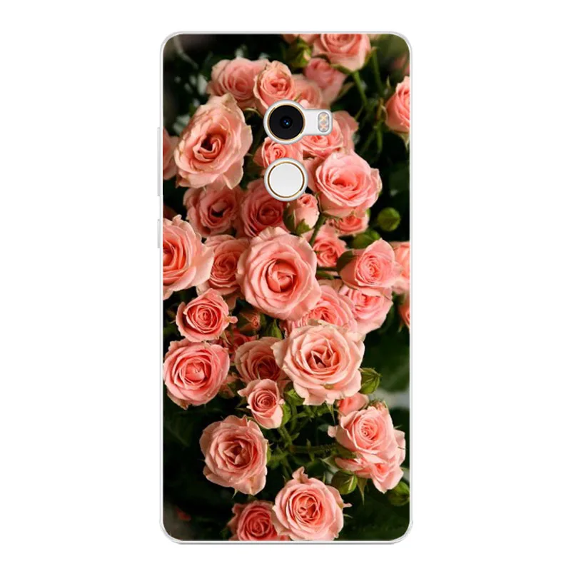 Geruide Xiaomi Mi Mix 2 case silicon for Xiaomi Mix 2 Cover soft TPU painted flower animal cartoon case for Xiaomi Mi Mix 2 Mix2