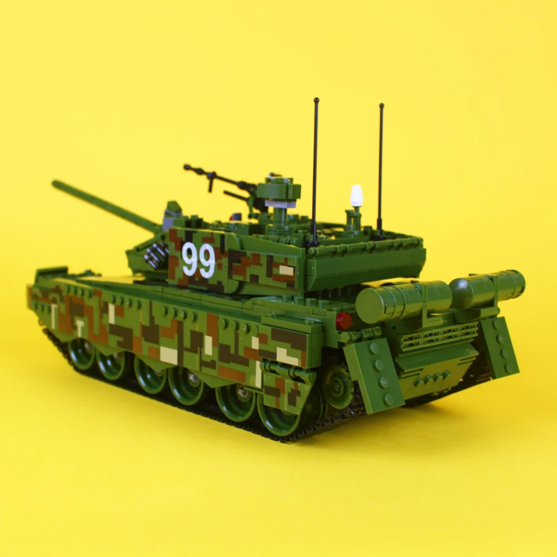 Военные 632002 1339 шт. Тип 99 основной боевой танк строительные блоки кирпичи