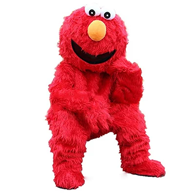 Elmo костюм талисмана Улица Сезам мультфильм Необычные платья для косплея костюм карнавальный наряд - Цвет: ELMO