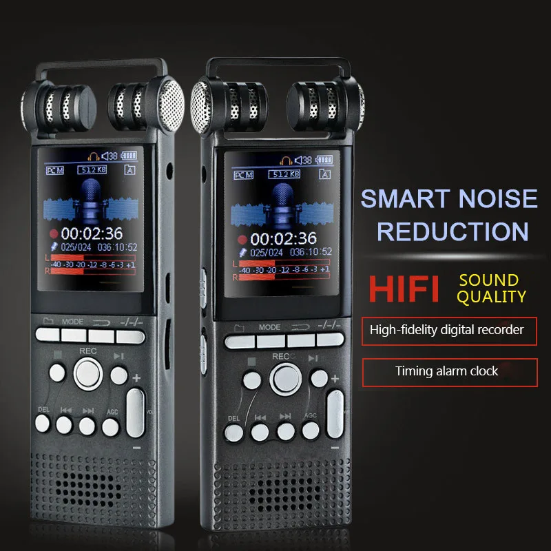 Портативный цифровой диктофон hifi на большие расстояния профессиональный