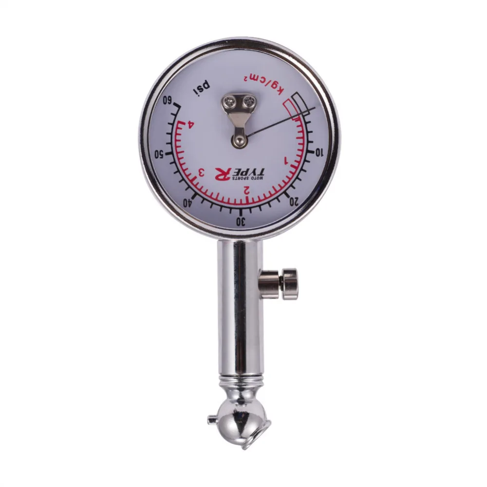 Automobile Tire Pressure Tool Stainless Steel Tyre Air Pressure Gauge