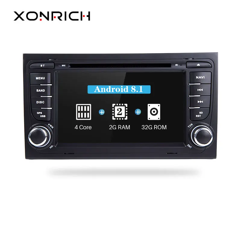 Xonrich 2 Din Android 8 1 Автомобильный мультимедийный плеер для Audi A4 S4 B6 B7 RS4 8E 8H 8F B9 Seat Exeo 2002