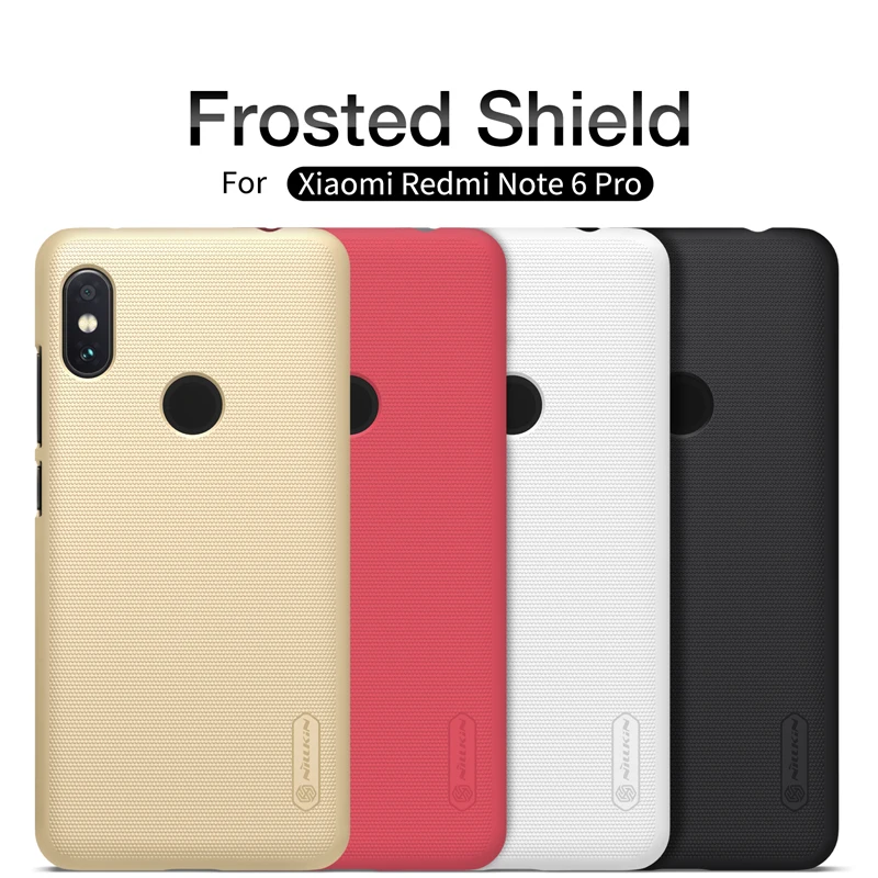 

6.26'' redmi note 6 pro case NILLKIN Frosted Fitter Matte hard back cover Holder for xiaomi redmi note6 pro Phone Funda Cases