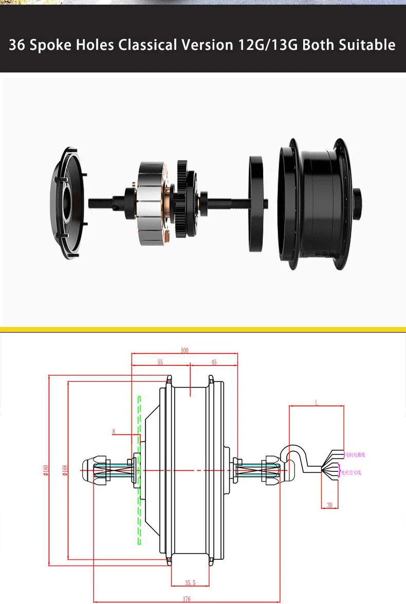 Best 48V 500W ebike kit Bafang 8FUN Front Rear Hub Motor Wheel for Bicycle Electric bike conversion kit motor wheel brushless gear 3 Best 48V 500W ebike kit Bafang 8FUN Front Rear Hub Motor Wheel for Bicycle Electric bike conversion kit motor wheel brushless gear 3