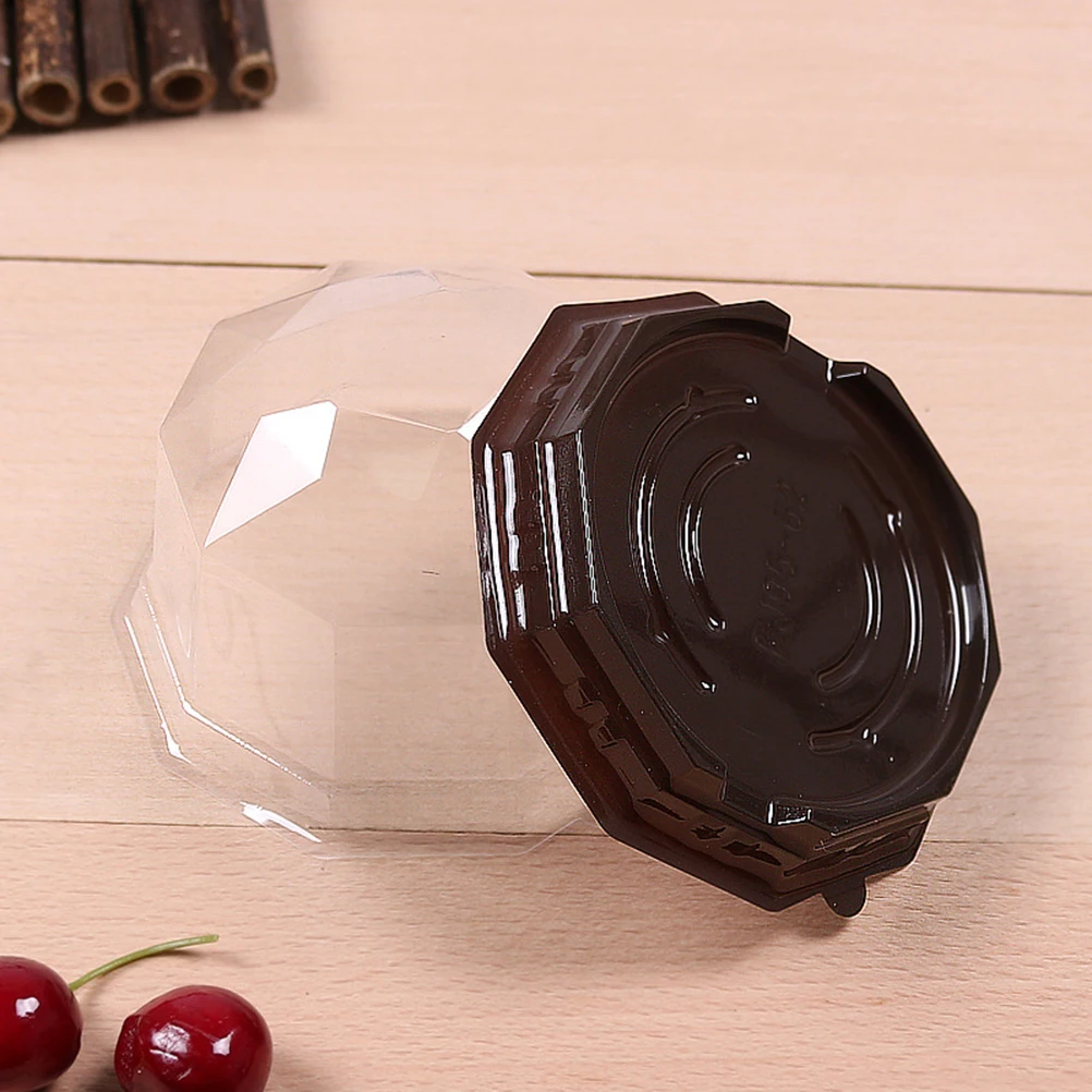 100 шт Mooncake контейнеры одноразовые коробки для торта на день рождения|Одноразовые