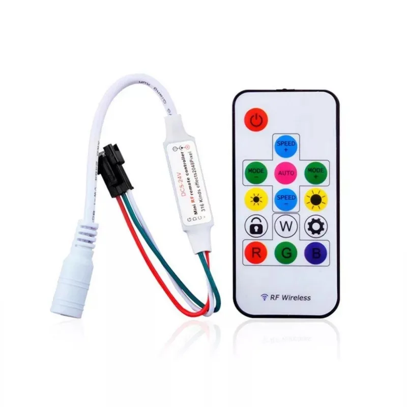 Мини контроллер освесветильник pixel IC strip SP104E/SP002E/SP103E для WS2811 WS2812 1903 16703 Strip