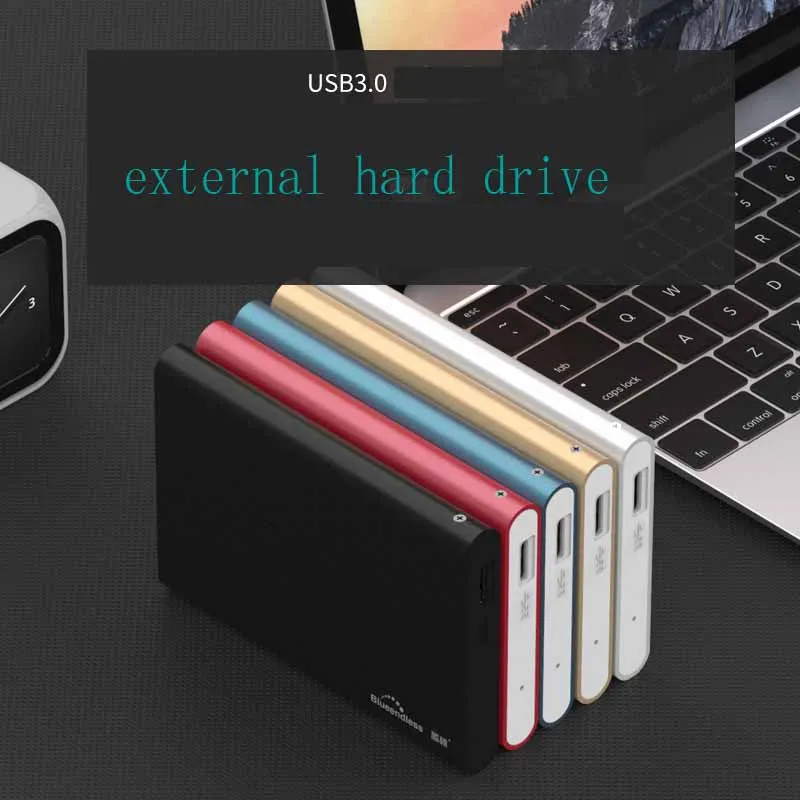  Blueendless Hard Disk 750gb/1tb/2tb USB3.0 Portable External Hard Drive HDD Storage Devices PC Lapt