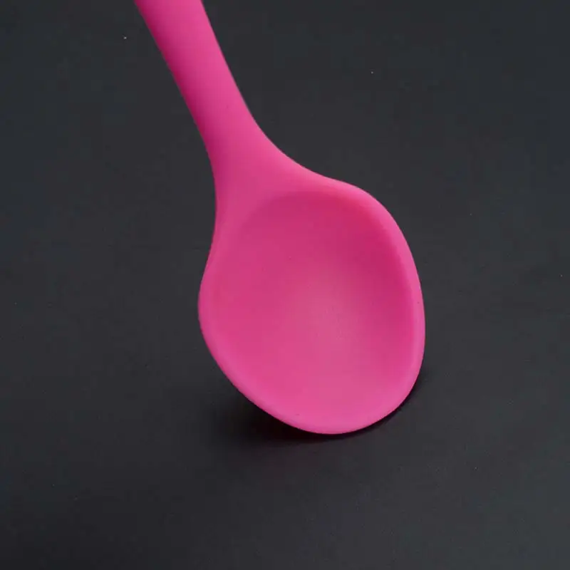 

Home Use Mini Silicone Spoon Colorful Heat Resistant Spoons Kitchenware Cooking Tools Utensil Dropshipping