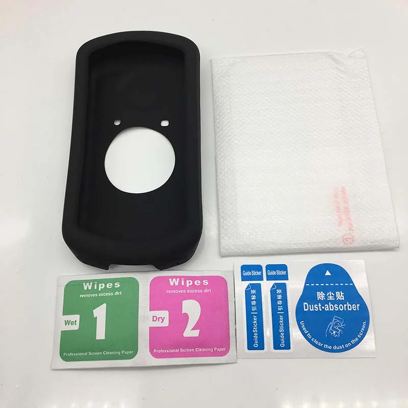 

garmin Edge 1030 GPS bike computer Silicone Rubber Protect Case with tempered Screen Film Protector Cheap For Garmin Edge 1030