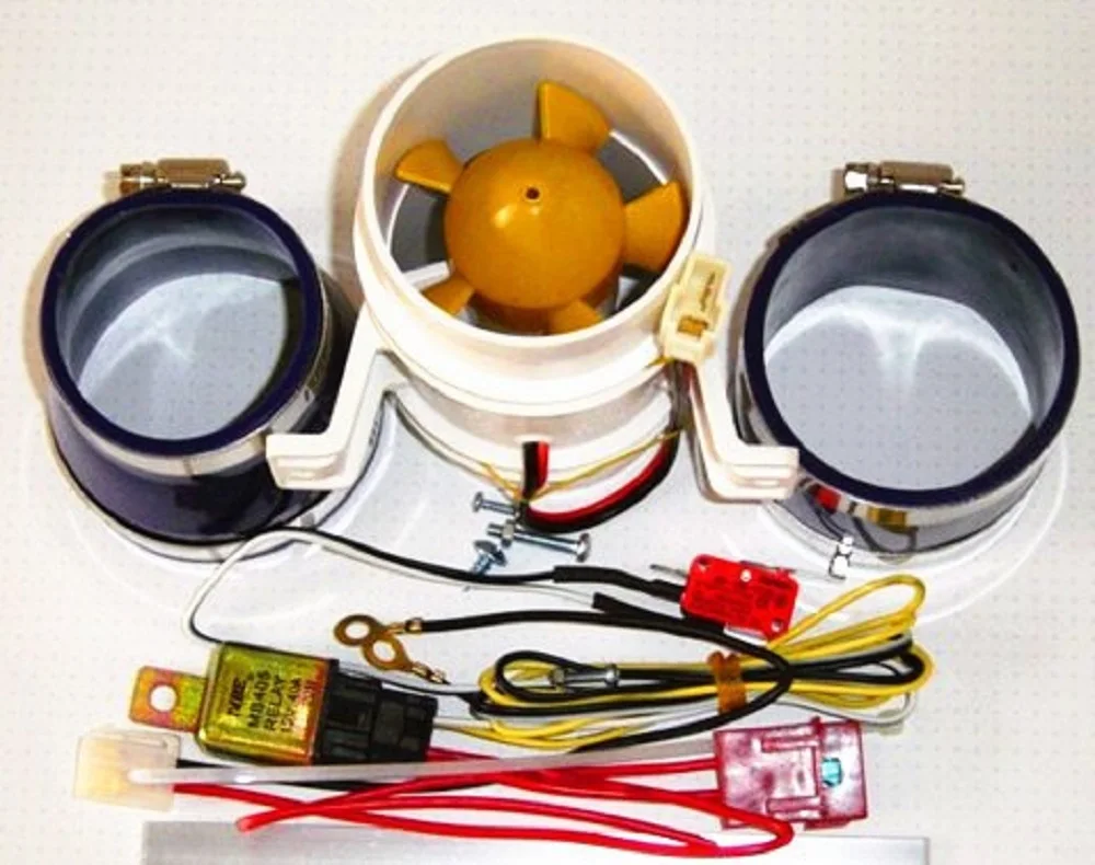 Новинка! Универсальный мотоцикл электрический турбокомпрессор suite DIY TURBO 5000