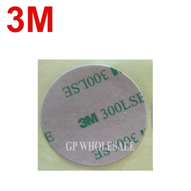 

2500pcs Pre-cut Diameter=38.4mm 3M 300LSE 9495LE Double Coated Heavy Duty Adhesive Sticker Round Circle 0.17mm thick
