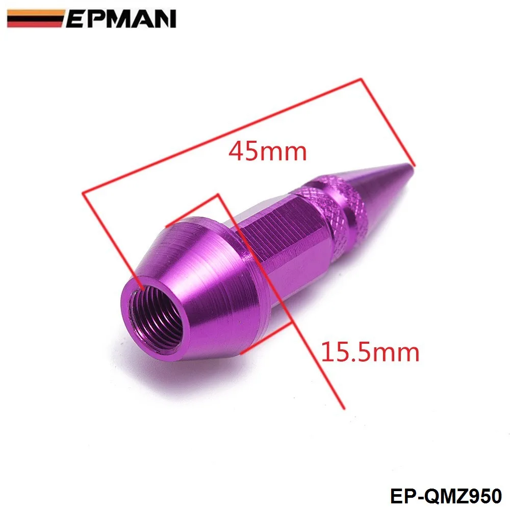 4 шт./компл. форма шипа авто для велосипела шин клапан Кепки шток клапана Кепки s Колесные гайки EP-QMZ950