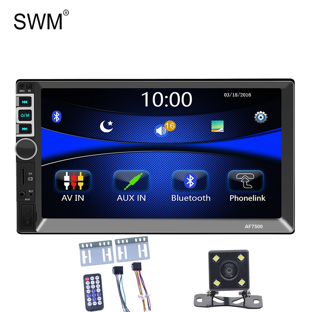 Автомагнитола Autoestereo 7 дюймов 2din автомагнитола Estereo De Auto Con Pantalla Bluetooth зеркальное