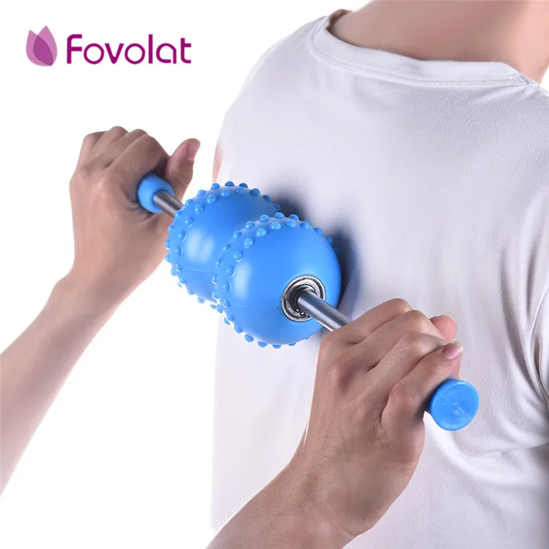 New Arrivals Professional Double Massage Roller Fitness