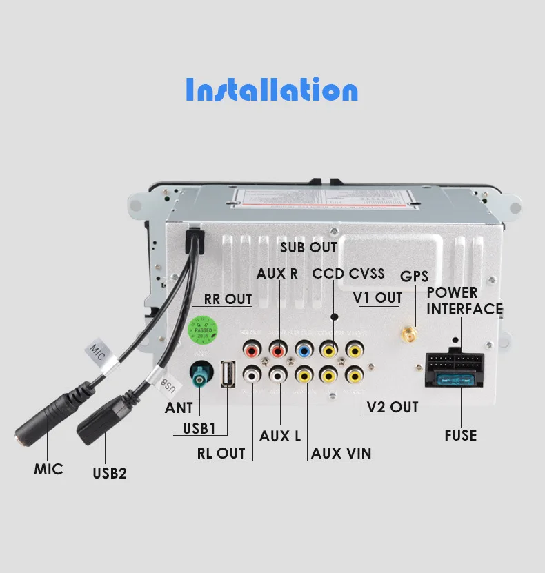 " автомобильный dvd-плеер INDASH с gps(опционально), USB/SD, AUX, BT, аудио радио стерео, автомобильный мультимедийный головной убор для универсального VW Volkswagen